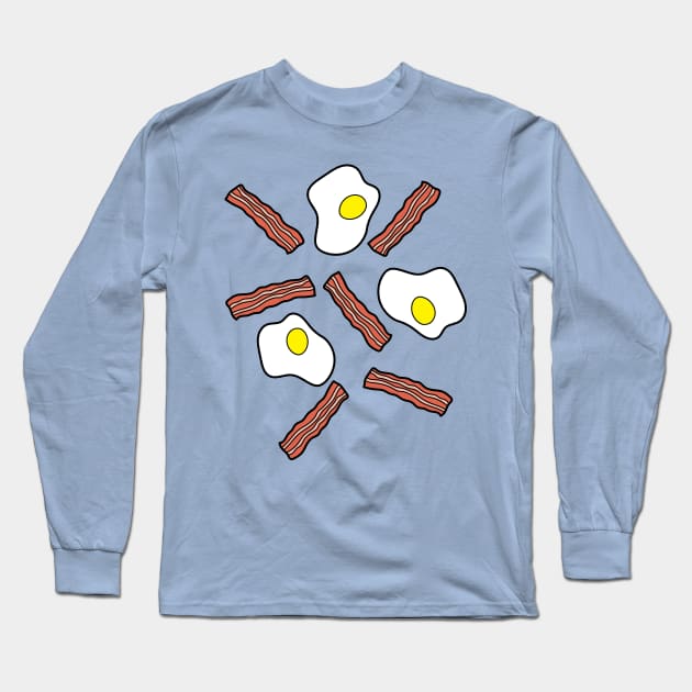 Egss and Bacon Long Sleeve T-Shirt by Cathalo